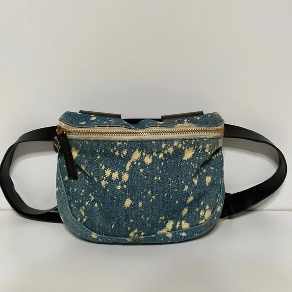 Clare Denim Belt Bag, Bag only No Belt
